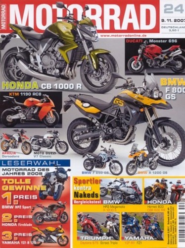 Motorrad 2007 dauertest - motorrad,